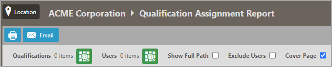Qualification Assignment Report