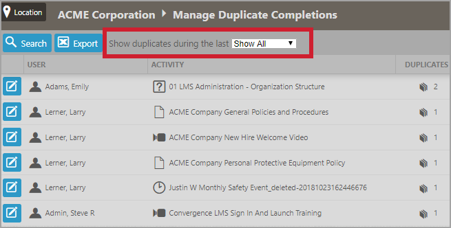 Tracking and Completions: Duplicate Completions