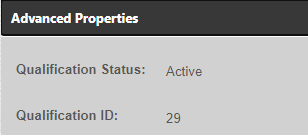 Locate IDs: UserID, ActivityID, and QualificationID