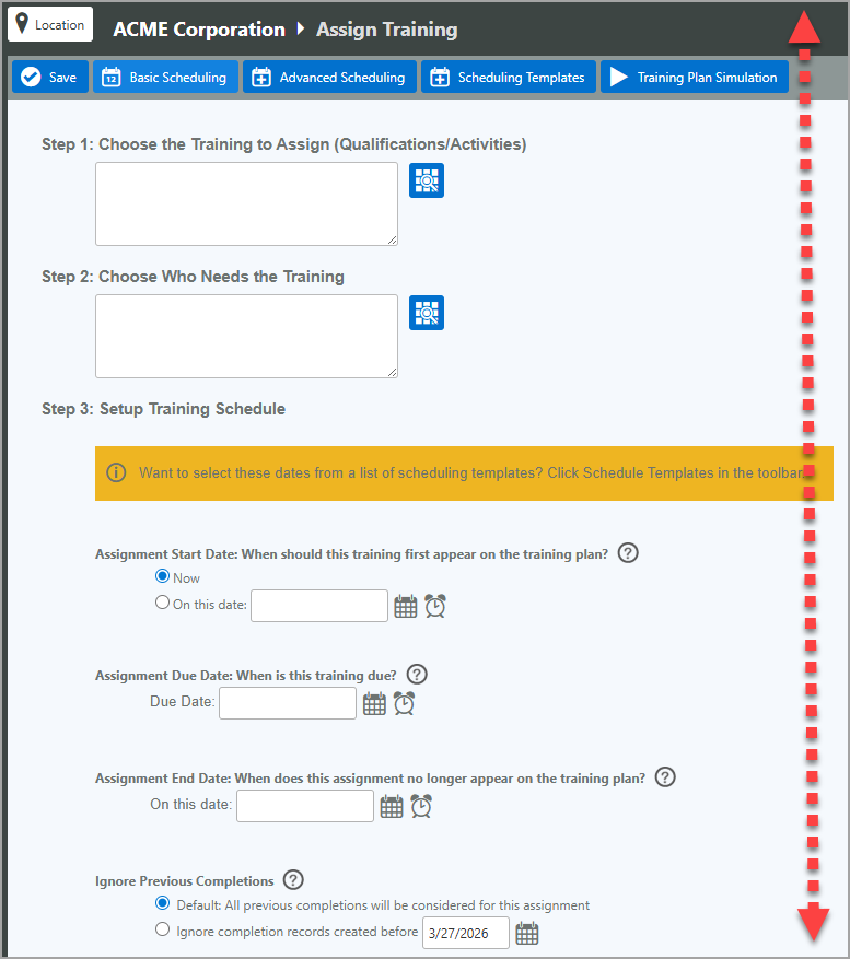 Assign Training Wizard: Guide to Feature Changes Compared to Legacy ...