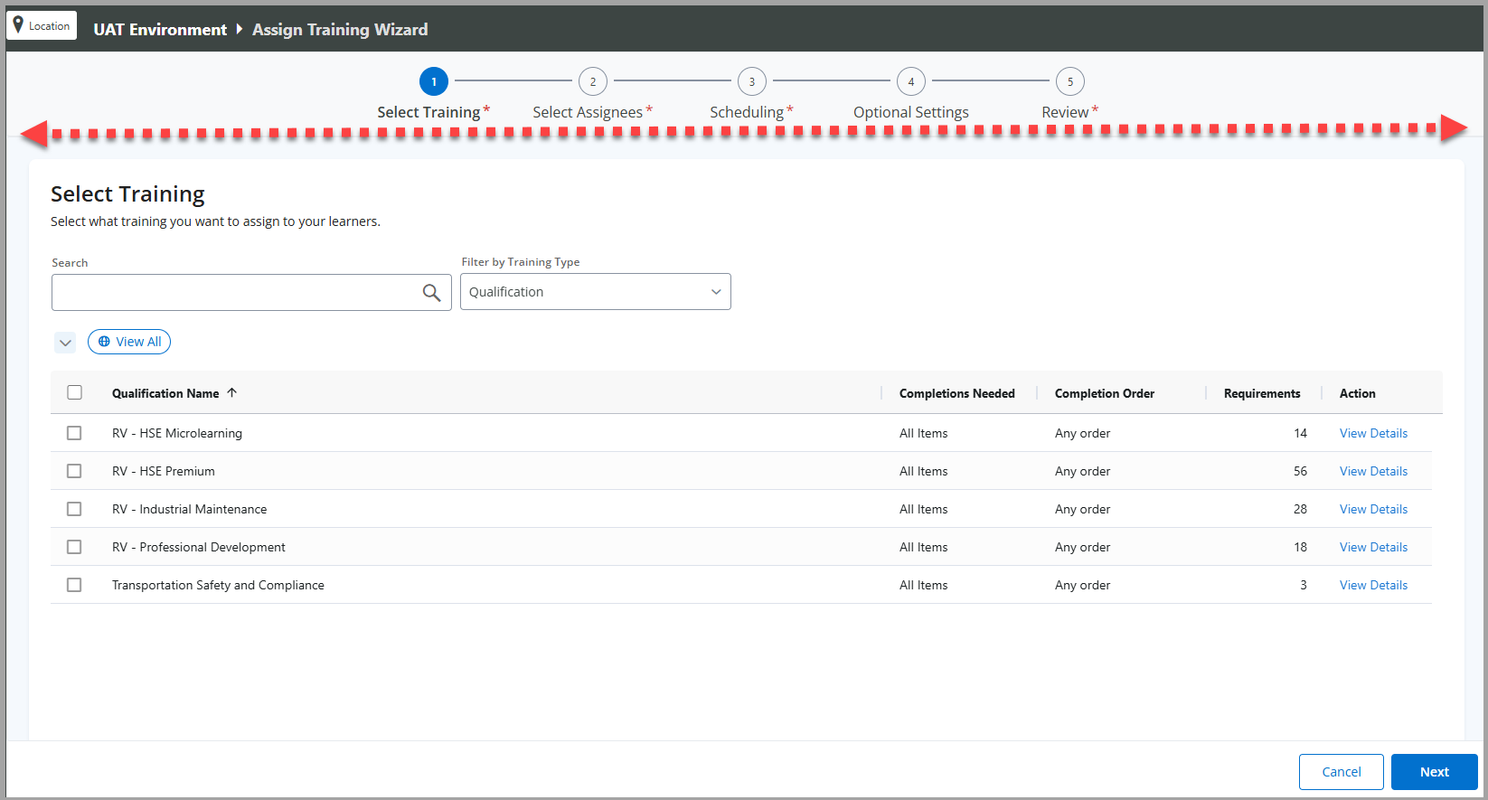 Assign Training Wizard: Guide to Feature Changes Compared to Legacy ...
